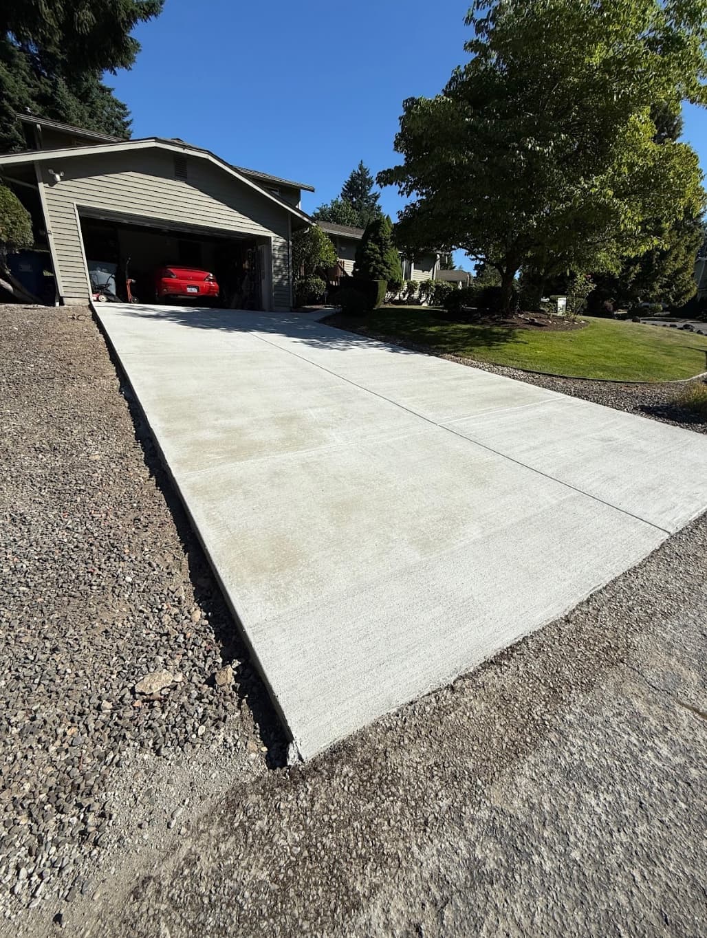 Concrete Driveways, Patios & Walkways project in Tacoma WA
